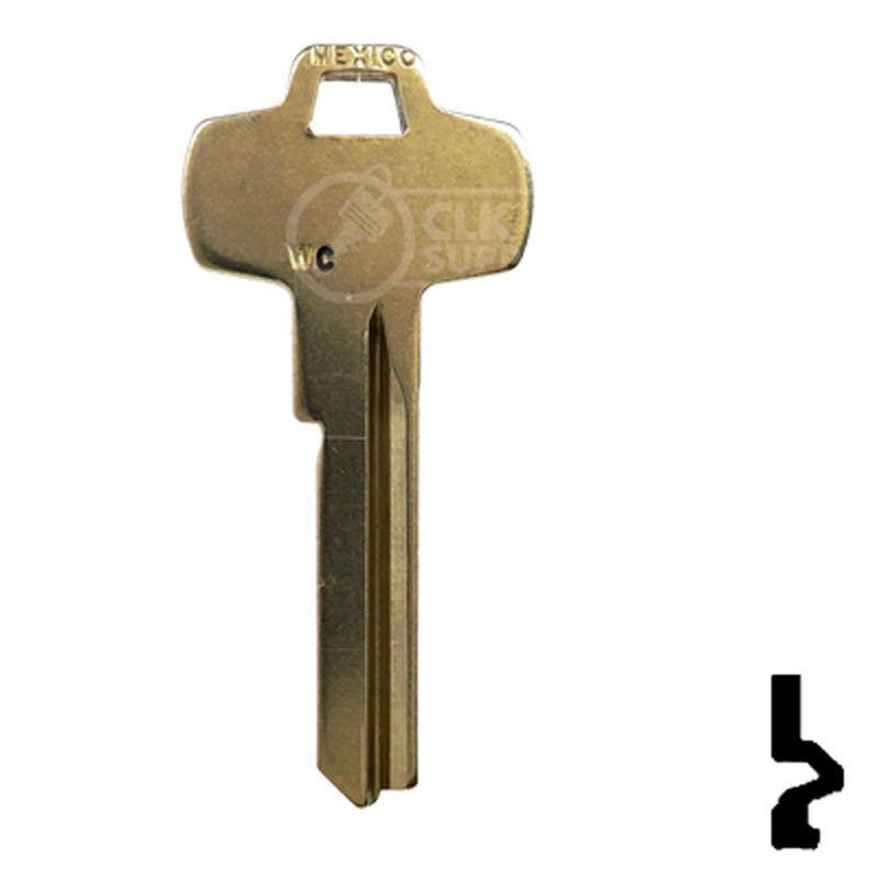 IC Core Best WC Key (1A1WC1, A1114WC) Residential-Commercial Key JMA USA