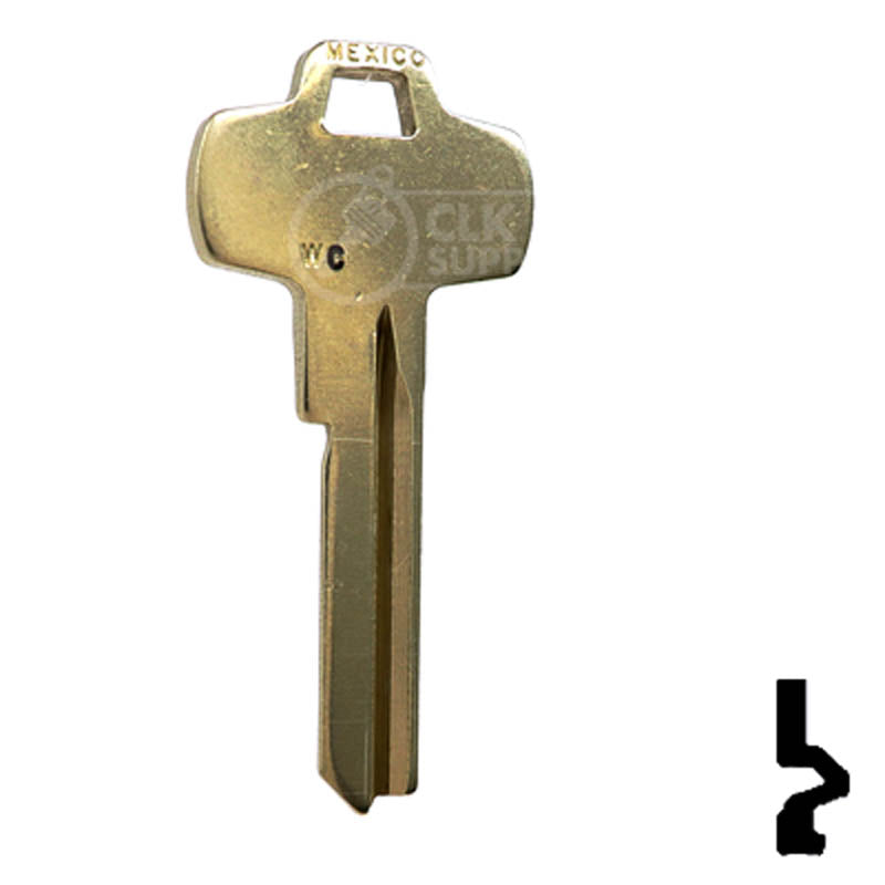 IC Core Best WC Key (1A1WC1, A1114WC) Residential-Commercial Key JMA USA