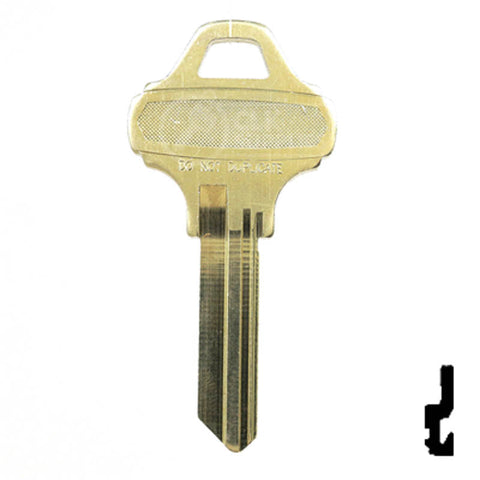 Ilco C123 Everest Key Do Not Duplicate Residential-Commercial Key Ilco
