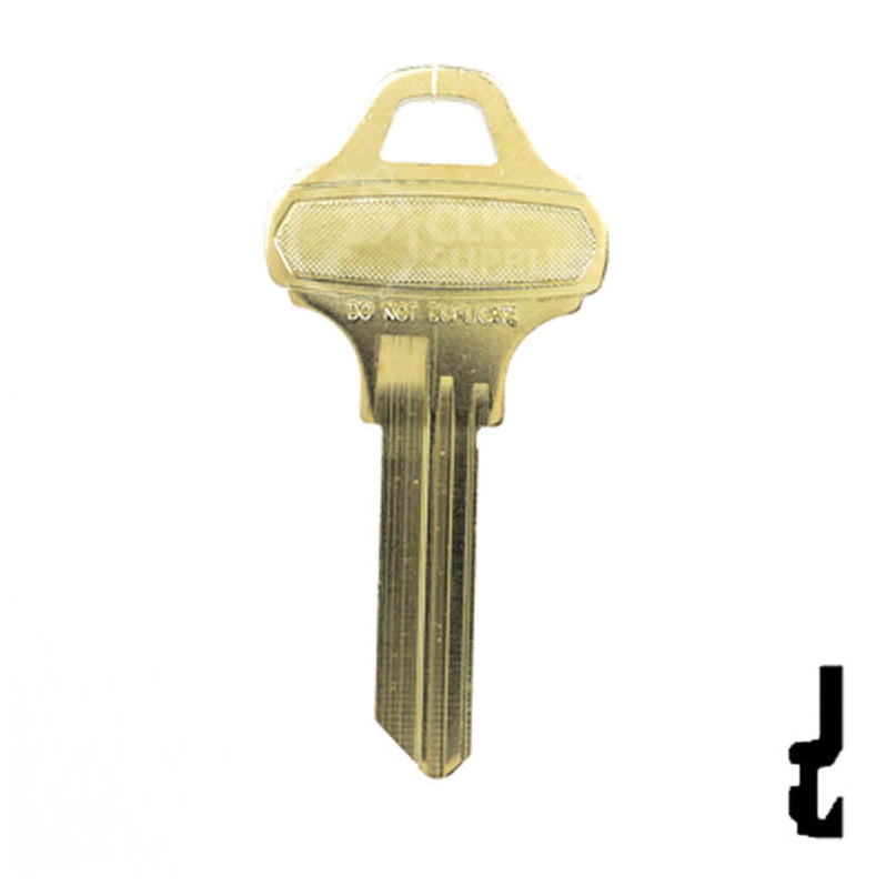 Uncut DND Key Blank | Schlage Everest | C145