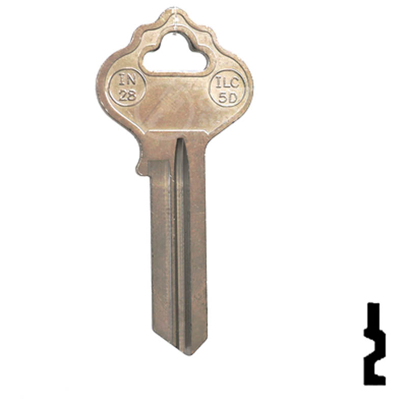 IN28, 1054FN Independent Lock Key Residential-Commercial Key JMA USA