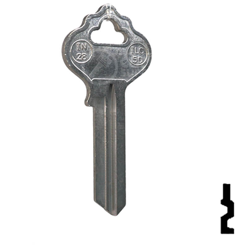IN28, 1054FN Independent Lock Key Residential-Commercial Key JMA USA