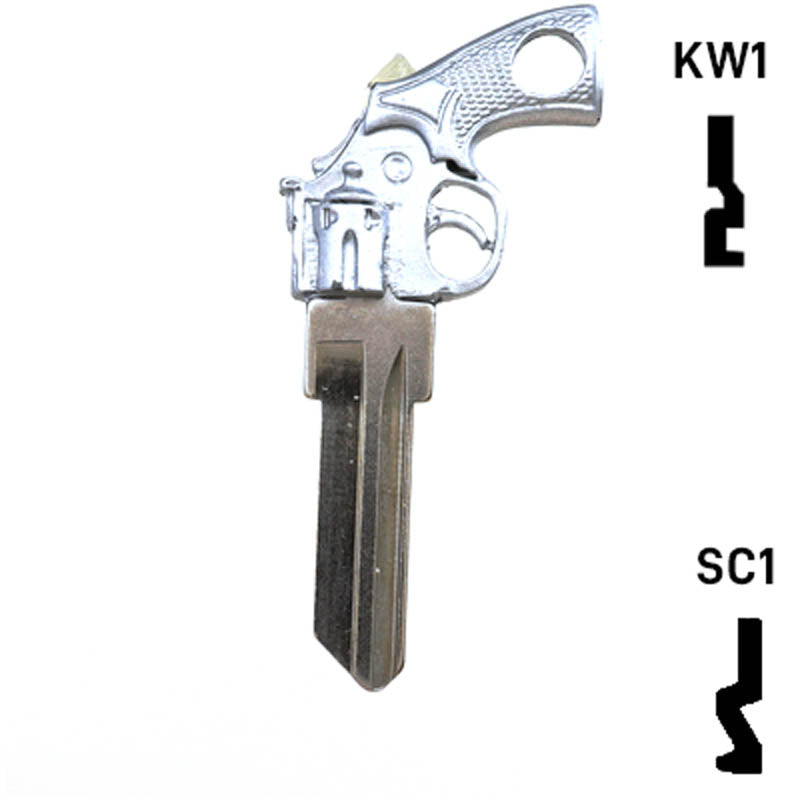 Key Art Gun Key - Choose Keyway SC1 or KW1/KW10 Residential-Commercial Key Gun Keys