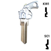 Key Art Gun Key - Choose Keyway SC1 or KW1/KW10 Residential-Commercial Key Gun Keys