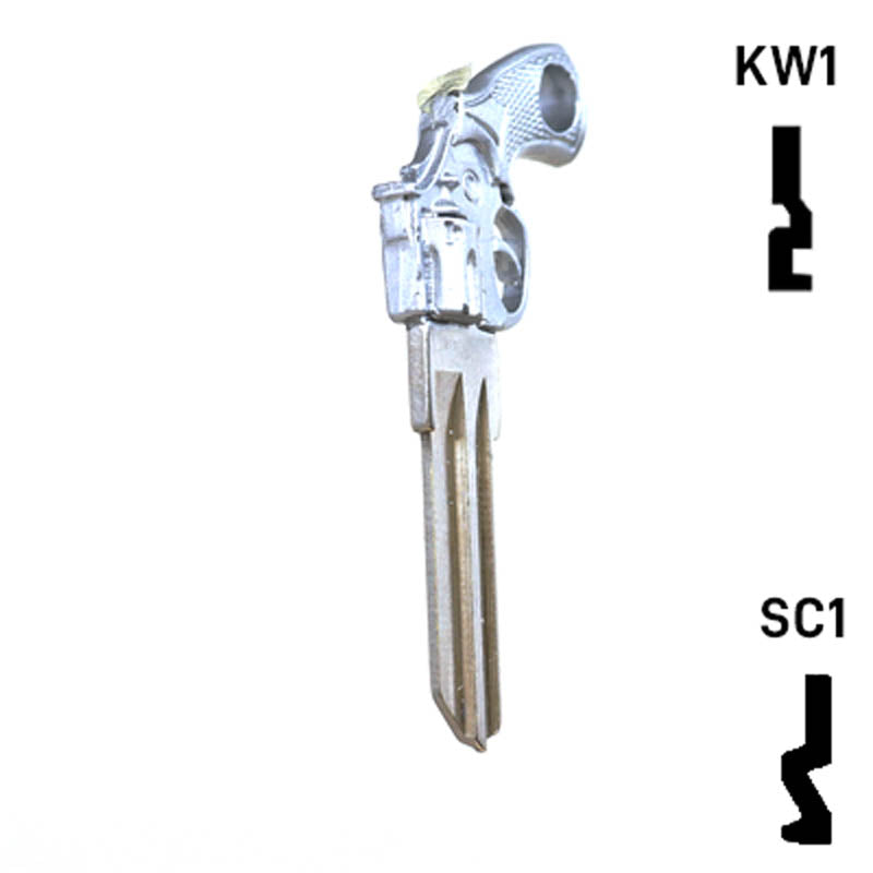 Key Art Gun Key - Choose Keyway SC1 or KW1/KW10 Residential-Commercial Key Gun Keys