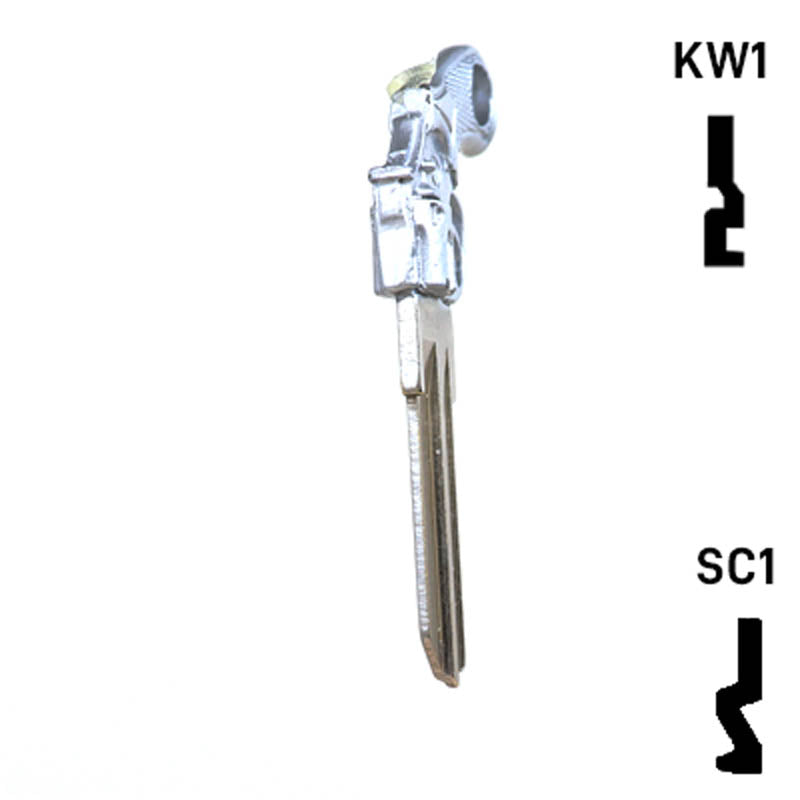 Key Art Gun Key - Choose Keyway SC1 or KW1/KW10 Residential-Commercial Key Gun Keys
