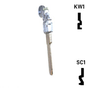 Key Art Gun Key - Choose Keyway SC1 or KW1/KW10 Residential-Commercial Key Gun Keys