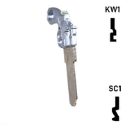 Key Art Gun Key - Choose Keyway SC1 or KW1/KW10 Residential-Commercial Key Gun Keys