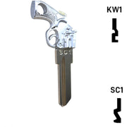 Key Art Gun Key - Choose Keyway SC1 or KW1/KW10 Residential-Commercial Key Gun Keys