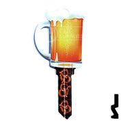 Key Shapes -BEER MUG- Schlage SC1 Key Residential-Commercial Key Lucky Line