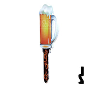 Key Shapes -BEER MUG- Schlage SC1 Key Residential-Commercial Key Lucky Line