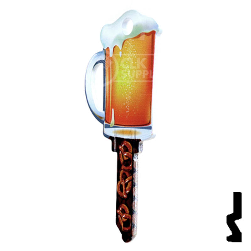 Key Shapes -BEER MUG- Schlage SC1 Key Residential-Commercial Key Lucky Line