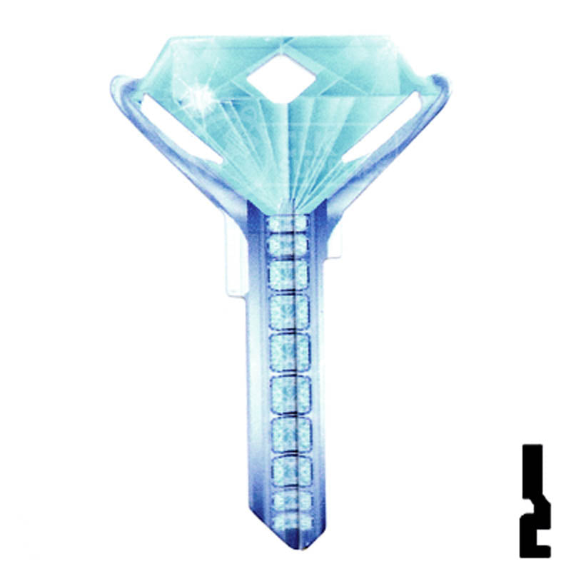 Key Shapes -DIAMOND RING- Kwikset Key Residential-Commercial Key Lucky Line