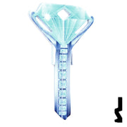 Key Shapes -DIAMOND RING- Schlage SC1 Key Residential-Commercial Key Lucky Line