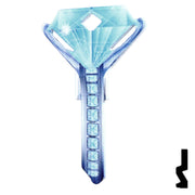 Key Shapes -DIAMOND RING- Schlage SC1 Key Residential-Commercial Key Lucky Line