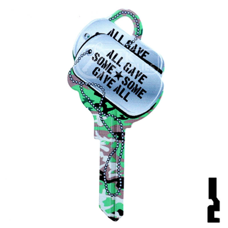 Key Shapes -DOG TAGS- Kwikset Key Residential-Commercial Key Lucky Line