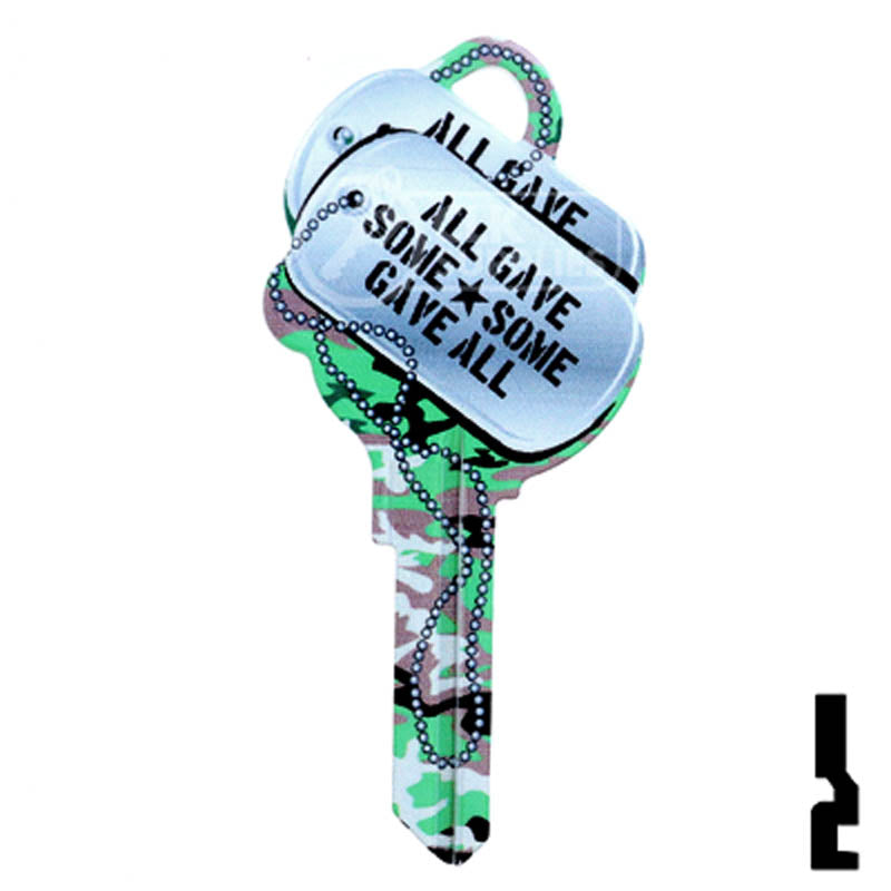 Key Shapes -DOG TAGS- Kwikset Key Residential-Commercial Key Lucky Line