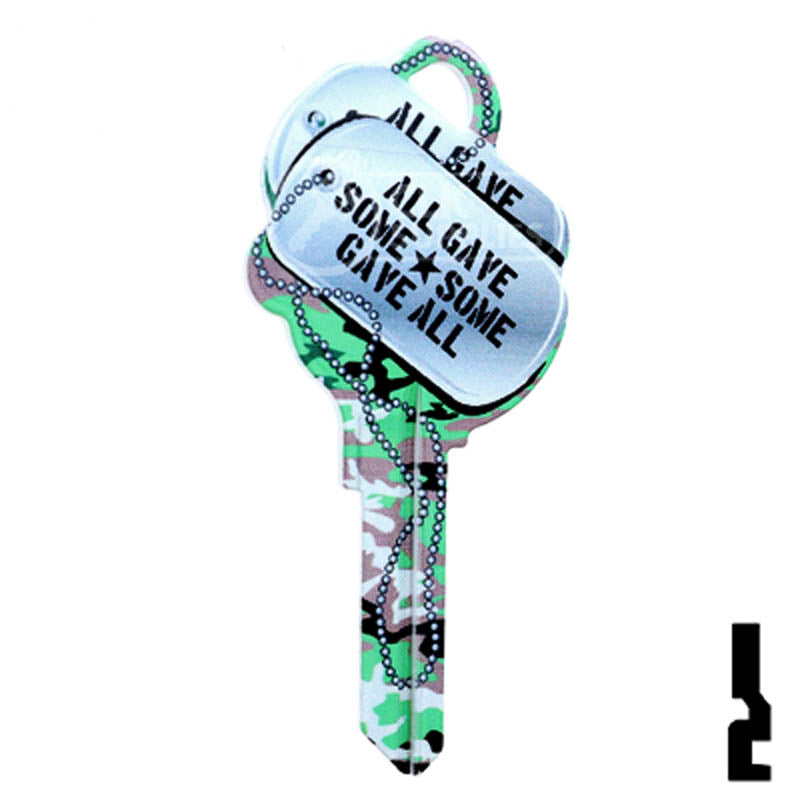 Key Shapes -DOG TAGS- Kwikset Key Residential-Commercial Key Lucky Line