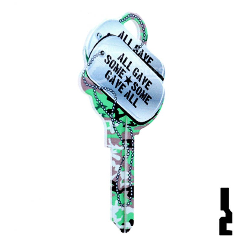 Key Shapes -DOG TAGS- Kwikset Key Residential-Commercial Key Lucky Line