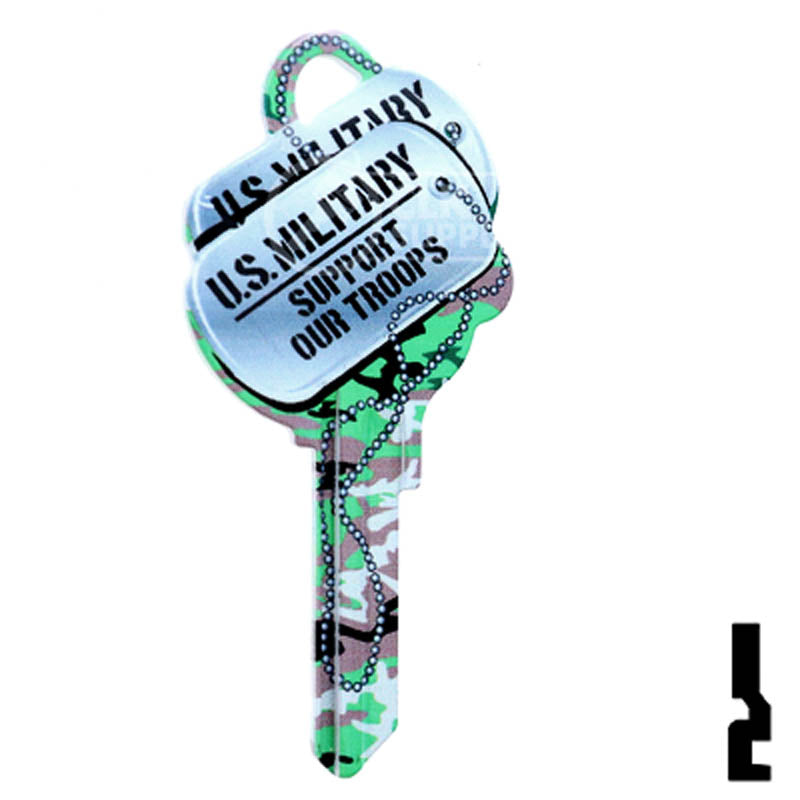Key Shapes -DOG TAGS- Kwikset Key Residential-Commercial Key Lucky Line