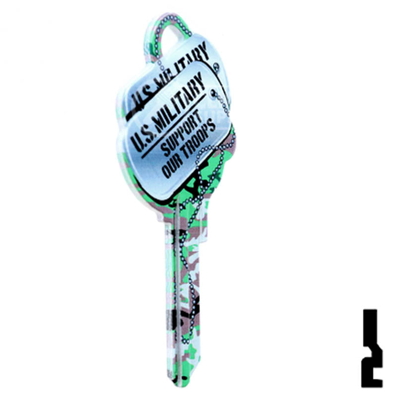 Key Shapes -DOG TAGS- Kwikset Key Residential-Commercial Key Lucky Line