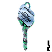 Key Shapes -DOG TAGS- Kwikset Key Residential-Commercial Key Lucky Line