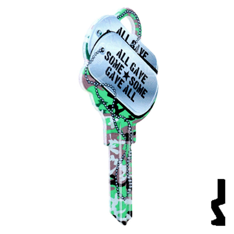 Key Shapes -DOG TAGS- Schlage SC1 Key Residential-Commercial Key Lucky Line