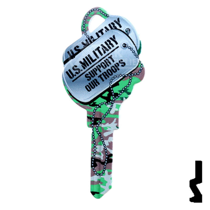 Key Shapes -DOG TAGS- Schlage SC1 Key Residential-Commercial Key Lucky Line