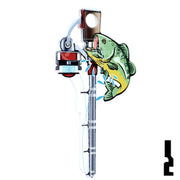 Key Shapes -FISHING- Kwikset Key Residential-Commercial Key Lucky Line