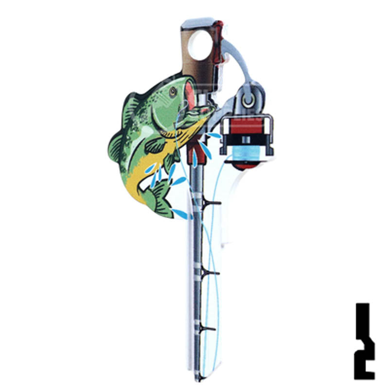 Key Shapes -FISHING- Kwikset Key Residential-Commercial Key Lucky Line