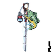 Key Shapes -FISHING- Kwikset Key Residential-Commercial Key Lucky Line