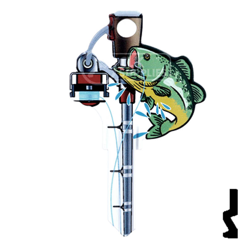 Key Shapes -FISHING- Schlage SC1 Key Residential-Commercial Key Lucky Line