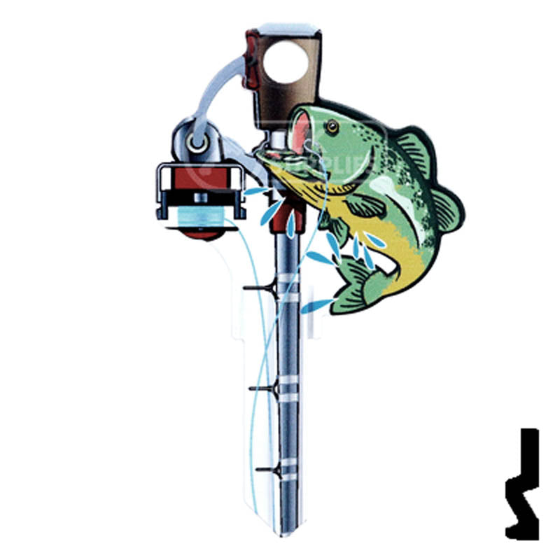 Key Shapes -FISHING- Schlage SC1 Key Residential-Commercial Key Lucky Line