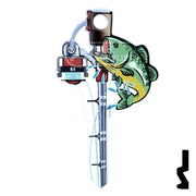 Key Shapes -FISHING- Schlage SC1 Key Residential-Commercial Key Lucky Line