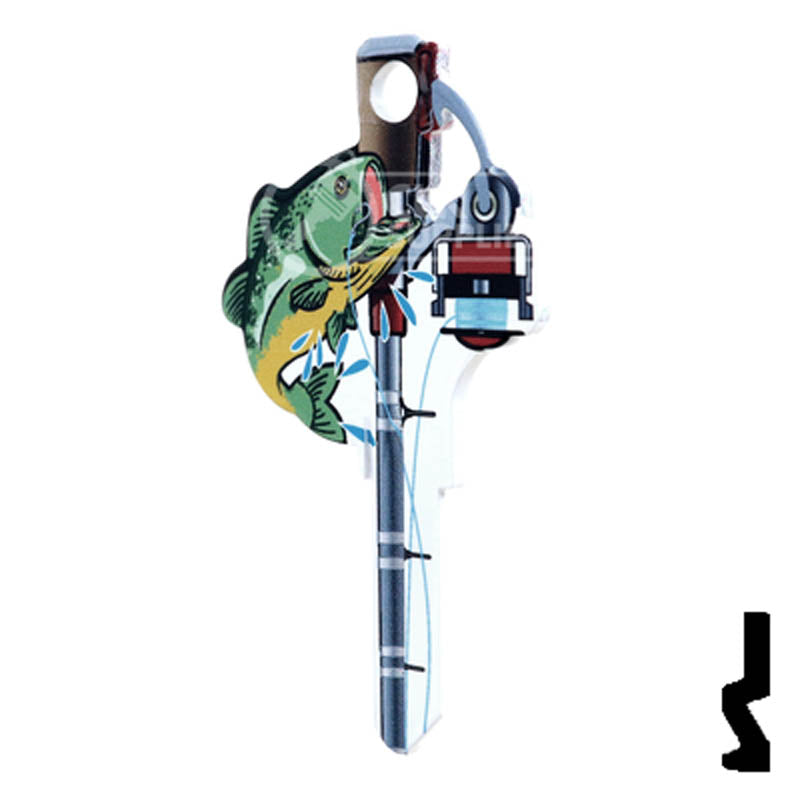 Key Shapes -FISHING- Schlage SC1 Key Residential-Commercial Key Lucky Line