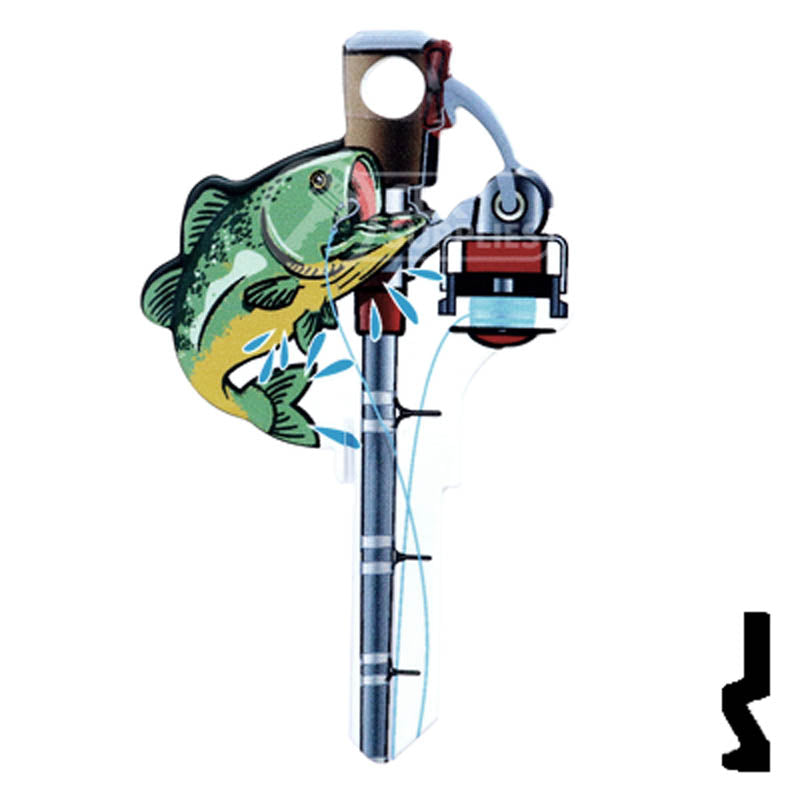Key Shapes -FISHING- Schlage SC1 Key Residential-Commercial Key Lucky Line