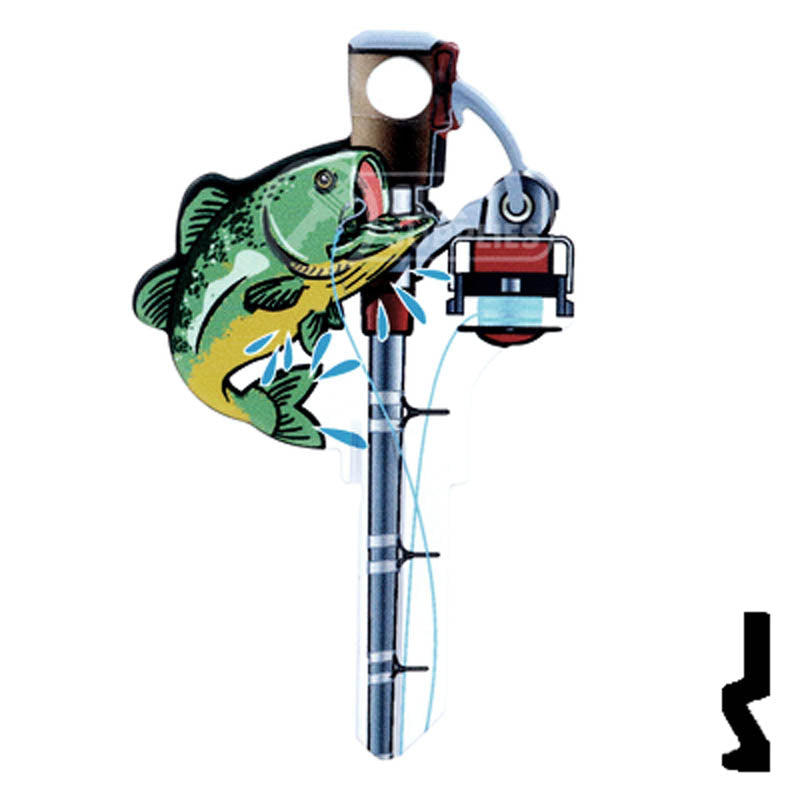 Key Shapes -FISHING- Schlage SC1 Key Residential-Commercial Key Lucky Line