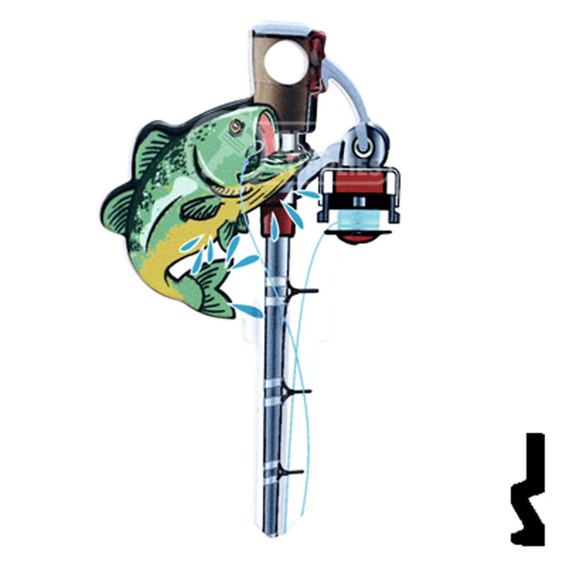 Key Shapes -FISHING- Schlage SC1 Key Residential-Commercial Key Lucky Line