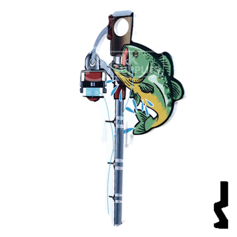 Key Shapes -FISHING- Schlage SC1 Key Residential-Commercial Key Lucky Line