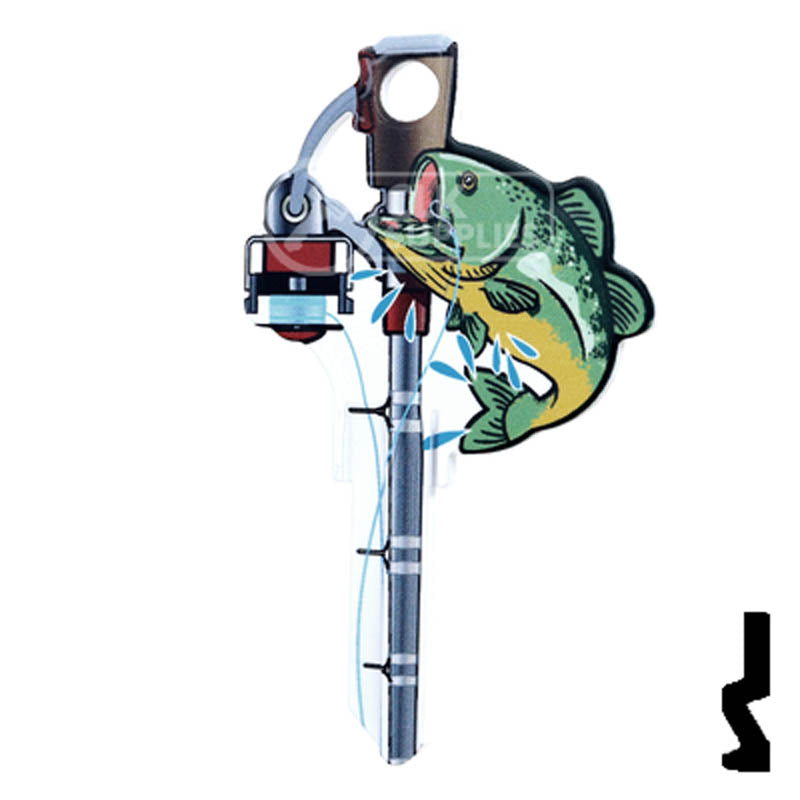 Key Shapes -FISHING- Schlage SC1 Key Residential-Commercial Key Lucky Line
