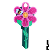 Key Shapes -FLOWER- Kwikset Key Residential-Commercial Key Lucky Line