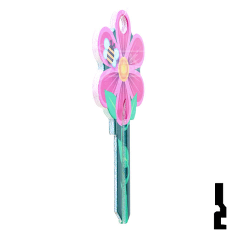 Key Shapes -FLOWER- Kwikset Key Residential-Commercial Key Lucky Line