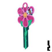 Key Shapes -FLOWER- Kwikset Key Residential-Commercial Key Lucky Line
