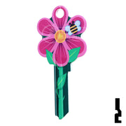 Key Shapes -FLOWER- Kwikset Key Residential-Commercial Key Lucky Line
