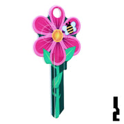 Key Shapes -FLOWER- Kwikset Key Residential-Commercial Key Lucky Line