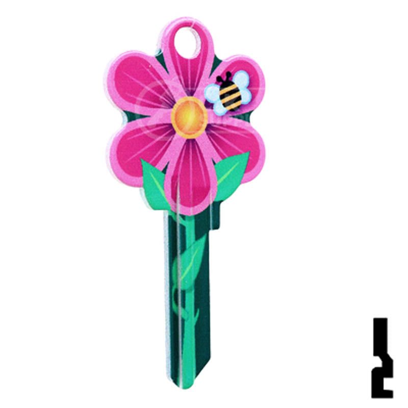 Key Shapes -FLOWER- Kwikset Key Residential-Commercial Key Lucky Line
