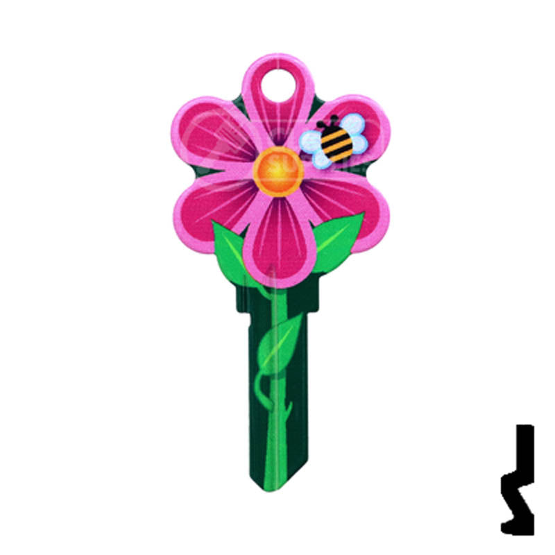 Key Shapes -FLOWER- Schlage SC1 Key Residential-Commercial Key Lucky Line