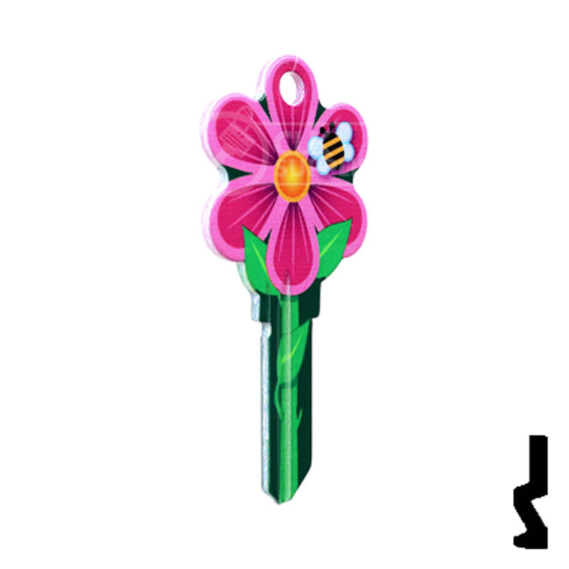 Key Shapes -FLOWER- Schlage SC1 Key Residential-Commercial Key Lucky Line