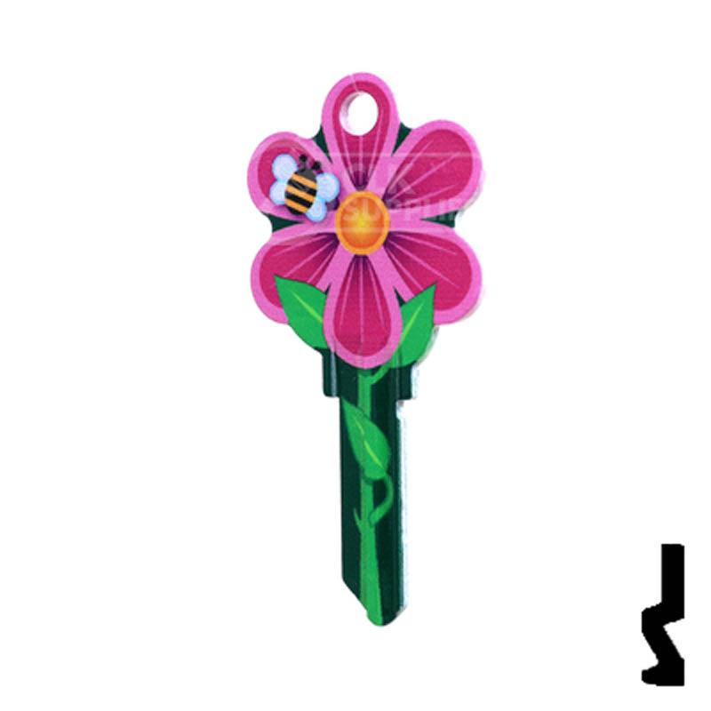 Key Shapes -FLOWER- Schlage SC1 Key Residential-Commercial Key Lucky Line