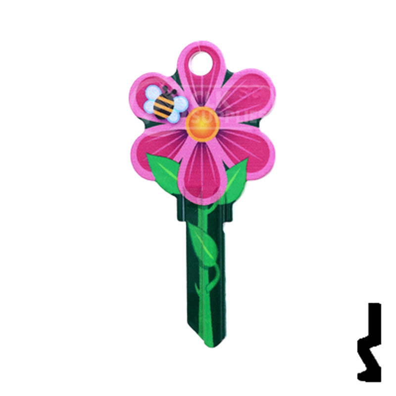 Key Shapes -FLOWER- Schlage SC1 Key Residential-Commercial Key Lucky Line
